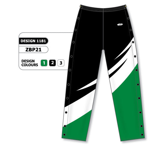 Athletic Knit Custom Sublimated Basketball Warm Up Pant Design 1181 (ZBP21-1181)